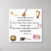 Uitgerekt canvas van aanbidder (Voorkant)