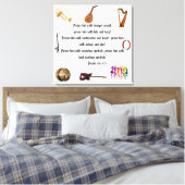 Uitgerekt canvas van aanbidder (Insitu (Slaapkamer))