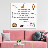 Uitgerekt canvas van aanbidder afdruk (Insitu (Woonkamer))