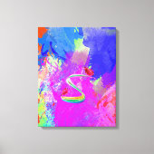 Uitgerekt Canvas Verloren rozen (Voorkant)