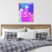 Uitgerekt Canvas Verloren rozen (Insitu (Slaapkamer))