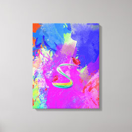 Uitgerekt Canvas Verloren rozen Afdruk