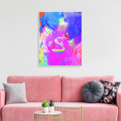 Uitgerekt Canvas Verloren rozen Afdruk (Insitu (Woonkamer))