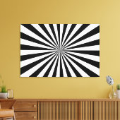 Uitgerekt canvas Zwart-wit Afdruk (Insitu (Woonkamer))