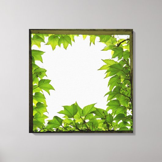 Uitgerekt canvasprint met raam canvas afdruk (Voorkant)