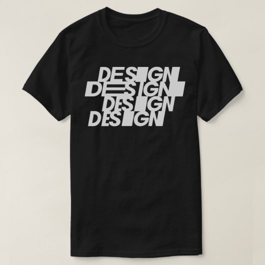 Uitgerekt ontwerp Logo T-shirt (Design voorkant)