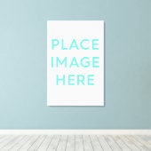 Uitgerekt verpakt canvas afdruk (Insitu (Houten vloer))