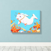 Uitgerekt Zee afdrukken (Insitu (Houten vloer))