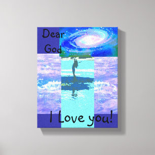 Uitgerekte Beste God I van de Druk van het Canvas Afdruk