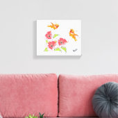 Uitgerekte canvas Print: Tropisch gevoel (Insitu (Woonkamer))