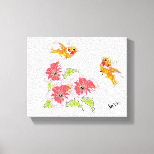 Uitgerekte canvas Print: Tropisch gevoel Afdruk
