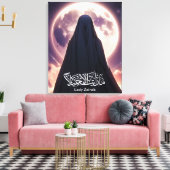 Uitgerekte Canvas Simulatie Lady Zainab (Insitu (Woonkamer))