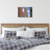 Uitgerekte Canvas van het centrum van Chicago Afdruk (Insitu (Slaapkamer))