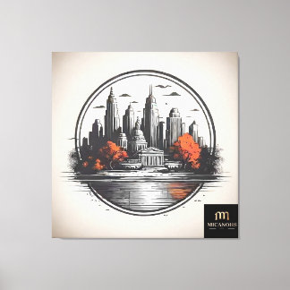 Uitgerekte Canvasprint 1 Canvas Afdruk