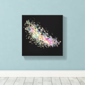 Uitgerekte canvasprint - Abstract Canvas Afdruk (Insitu (Houten vloer))