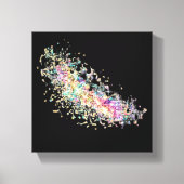 Uitgerekte canvasprint - Abstract Canvas Afdruk (Voorkant)