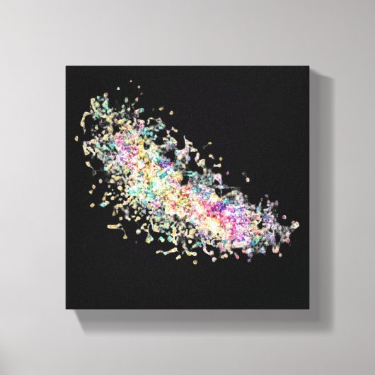Uitgerekte canvasprint - Abstract Canvas Afdruk (Voorkant)
