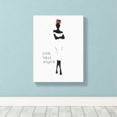Uitgerekte canvasprint canvas afdruk (Insitu (Houten vloer))