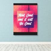 Uitgerekte Canvasprint Canvas Afdruk (Insitu (Houten vloer))