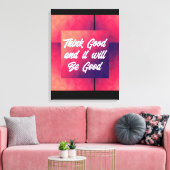 Uitgerekte Canvasprint Canvas Afdruk (Insitu (Woonkamer))