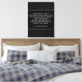 Uitgerekte Canvasprint Canvas Afdruk (Insitu (Slaapkamer))