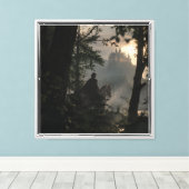 Uitgerekte canvasprint canvas afdruk (Insitu (Houten vloer))