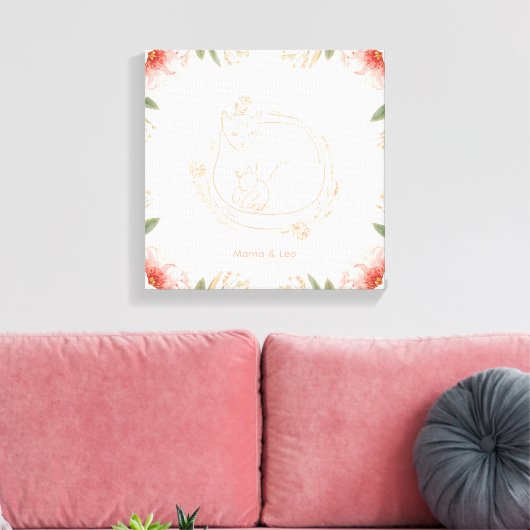 Uitgerekte Canvasprint Canvas Afdruk (Insitu (Woonkamer))