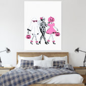 Uitgerekte canvasprint canvas afdruk (Insitu (Slaapkamer))