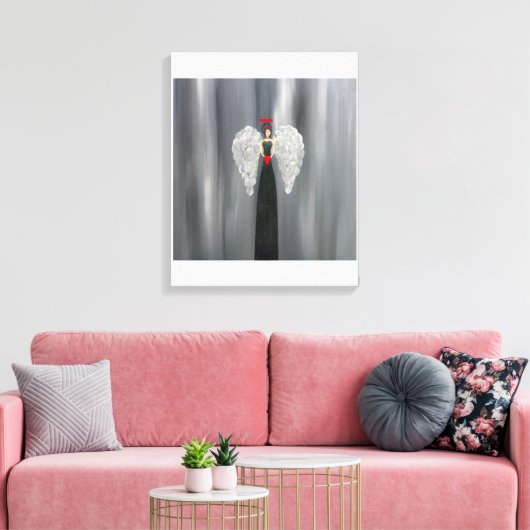 Uitgerekte canvasprint canvas afdruk (Insitu (Woonkamer))