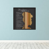Uitgerekte canvasprint canvas afdruk (Insitu (Houten vloer))