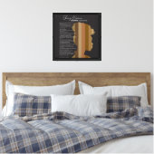 Uitgerekte canvasprint canvas afdruk (Insitu (Slaapkamer))