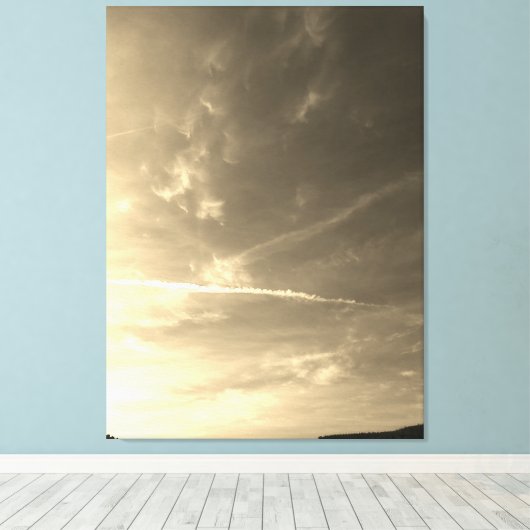 Uitgerekte Canvasprint Canvas Afdruk (Insitu (Houten vloer))