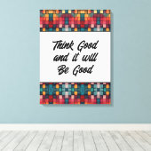Uitgerekte Canvasprint Canvas Afdruk (Insitu (Houten vloer))