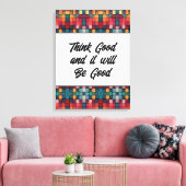 Uitgerekte Canvasprint Canvas Afdruk (Insitu (Woonkamer))