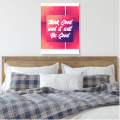Uitgerekte Canvasprint Canvas Afdruk (Insitu (Slaapkamer))