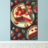 Uitgerekte Canvasprint Canvas Afdruk (Insitu (Houten vloer))