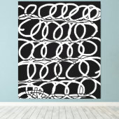 Uitgerekte canvasprint canvas afdruk (Insitu (Houten vloer))