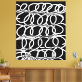 Uitgerekte canvasprint canvas afdruk (Insitu (Woonkamer))