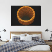 Uitgerekte Canvasprint Canvas Afdruk (Insitu (Slaapkamer))