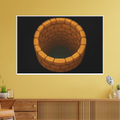 Uitgerekte Canvasprint Canvas Afdruk (Insitu (Woonkamer))