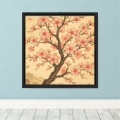 Uitgerekte canvasprint canvas afdruk (Insitu (Houten vloer))