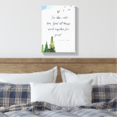 Uitgerekte Canvasprint Canvas Afdruk (Insitu (Slaapkamer))
