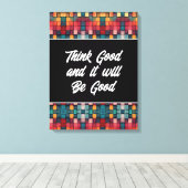 Uitgerekte Canvasprint Canvas Afdruk (Insitu (Houten vloer))