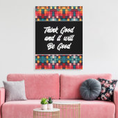 Uitgerekte Canvasprint Canvas Afdruk (Insitu (Woonkamer))