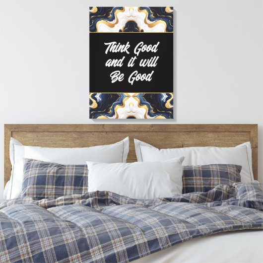 Uitgerekte Canvasprint Canvas Afdruk (Insitu (Slaapkamer))