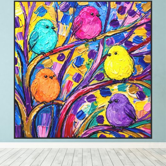Uitgerekte canvasprint canvas afdruk (Insitu (Houten vloer))