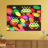 Uitgerekte canvasprint canvas afdruk (Insitu (Woonkamer))