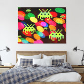 Uitgerekte canvasprint canvas afdruk (Insitu (Slaapkamer))