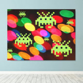 Uitgerekte canvasprint canvas afdruk (Insitu (Houten vloer))