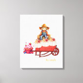 Uitgerekte Canvasprint Halloween Vogelverschrikker Canvas Afdruk (Voorkant)